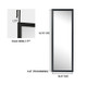 Full Length Wood Door Hanging or Wall Mounted Mirror  product