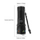 30W LED Flashlight High Power USB Rechargeable 800 Meters Torch Light High Lumens Camping Linterna Outdoor Use product