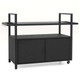 Outdoor Bar Cart with Tempered Glass Top  product