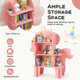 Child's 3-Shelf Unicorn Bookcase and Toy Storage  product
