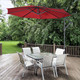 Goplus 10' Hanging Patio Umbrella Sun Shade product