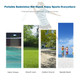 Goplus Portable 13.8' x 5' Volleyball and Badminton Training Net product