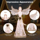 5-Foot Pre-Lit 3D Glittered Christmas Angel with 100 Warm White Lights product