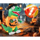 6-Foot Blow-up Inflatable Pumpkin Dinosaur Yard Decoration with LEDs product