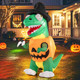 6-Foot Blow-up Inflatable Pumpkin Dinosaur Yard Decoration with LEDs product