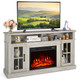 Fireplace TV Stand for TVs up to 65" with Side Cabinets and Remote product