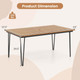 63-Inch Outdoor Dining Table for 6 People  product