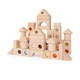Wooden Gem Building Blocks Set (50-Piece) product