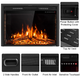 GoFlame 36'' 750W-1500W Electric Fireplace product