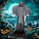 12.1Ft Halloween Decoration Hanging Skeleton Ghost  product