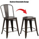 Tolix Style Metal Dining Chairs (Set of 4) product