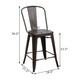 Tolix Style Metal Dining Chairs (Set of 4) product