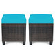 Rattan Cushioned Ottoman (2-Pack) product
