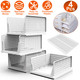 Plastic Stacking Collapsible Storage Box (4-Pack) product