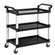 3-Tier Utility Service Cart with Lockable Wheels and Double Handles product