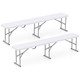 6-Foot Portable Picnic Folding Bench with Carrying Handle (1 or 2-Pack) product