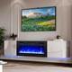 36-Inch 5,000 BTU Electric Fireplace with LED Light Strips product