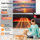 36-Inch 5,000 BTU Electric Fireplace with LED Light Strips product