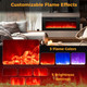 36-Inch 5,000 BTU Electric Fireplace with LED Light Strips product