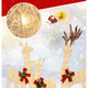 3-Piece Pre-lit Christmas Reindeer Family with 230 Warm White LED Lights product
