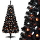 4.5FT Artificial Halloween Tree with 65 Pumpkin and Ghost Decorations product