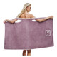 Women's Bath Towel Robe Wrap with Adjustable Closure product