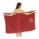 Women's Bath Towel Robe Wrap with Adjustable Closure product