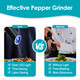 Electric Salt & Pepper Grinder (2-Pack) product