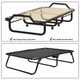 Rollaway Folding Bed with Memory Foam Mattress product