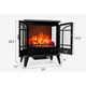 25-Inch Freestanding Electric Fireplace Heater with Flame Effect product