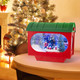 59-Inch Christmas Street Lamp with Sound-Activated Snow Globe Lantern product