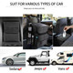 1.8 + 2.8-Gallon Car Trash Cans with Lid & Storage Pockets product