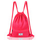 Drawstring Backpack String Bag Foldable Sports Sack with Zipper Pocket product