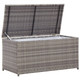 Patio Storage Box Poly Rattan 39.4"x19.7"x19.7" Gray product