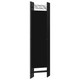 5-Panel Room Divider Black 78.7"x70.9" product