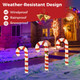 31.5" Pre-Lit Candy Canes Christmas Decorations (3-Pack) product