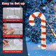 31.5" Pre-Lit Candy Canes Christmas Decorations (3-Pack) product