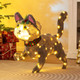 Pre-Lit 88 LED Light-up 3D Cat with Warm White Light & Plug product