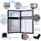 34" Compact Refrigerator product