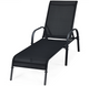 Black Patio Reclining Lounge Chairs (Set of 2) product