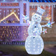 5-Foot Pre-Lit Christmas Snowman with Stars product
