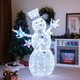 5-Foot Pre-Lit Christmas Snowman with Stars product
