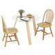 3-Piece Round Table Dining Set With Chairs product