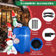 6ft Christmas Blow-up Pre-Lit Letters to Santa Mailbox Decor  product