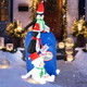 6ft Christmas Blow-up Pre-Lit Letters to Santa Mailbox Decor  product