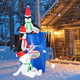6ft Christmas Blow-up Pre-Lit Letters to Santa Mailbox Decor  product
