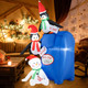 6ft Christmas Blow-up Pre-Lit Letters to Santa Mailbox Decor  product