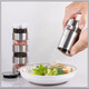 Stackable Stainless Steel 5-in-1 Salt & Pepper Mill product
