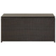 Patio Storage Box Poly Rattan 39.3"x19.6"x19.6" Brown product