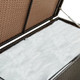 Patio Storage Box Poly Rattan 39.3"x19.6"x19.6" Brown product